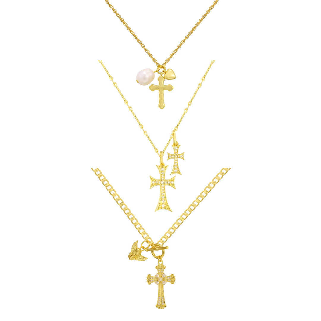 Heavenly Bundle : 3 Piece Necklace Bundle - EVRYJEWELS