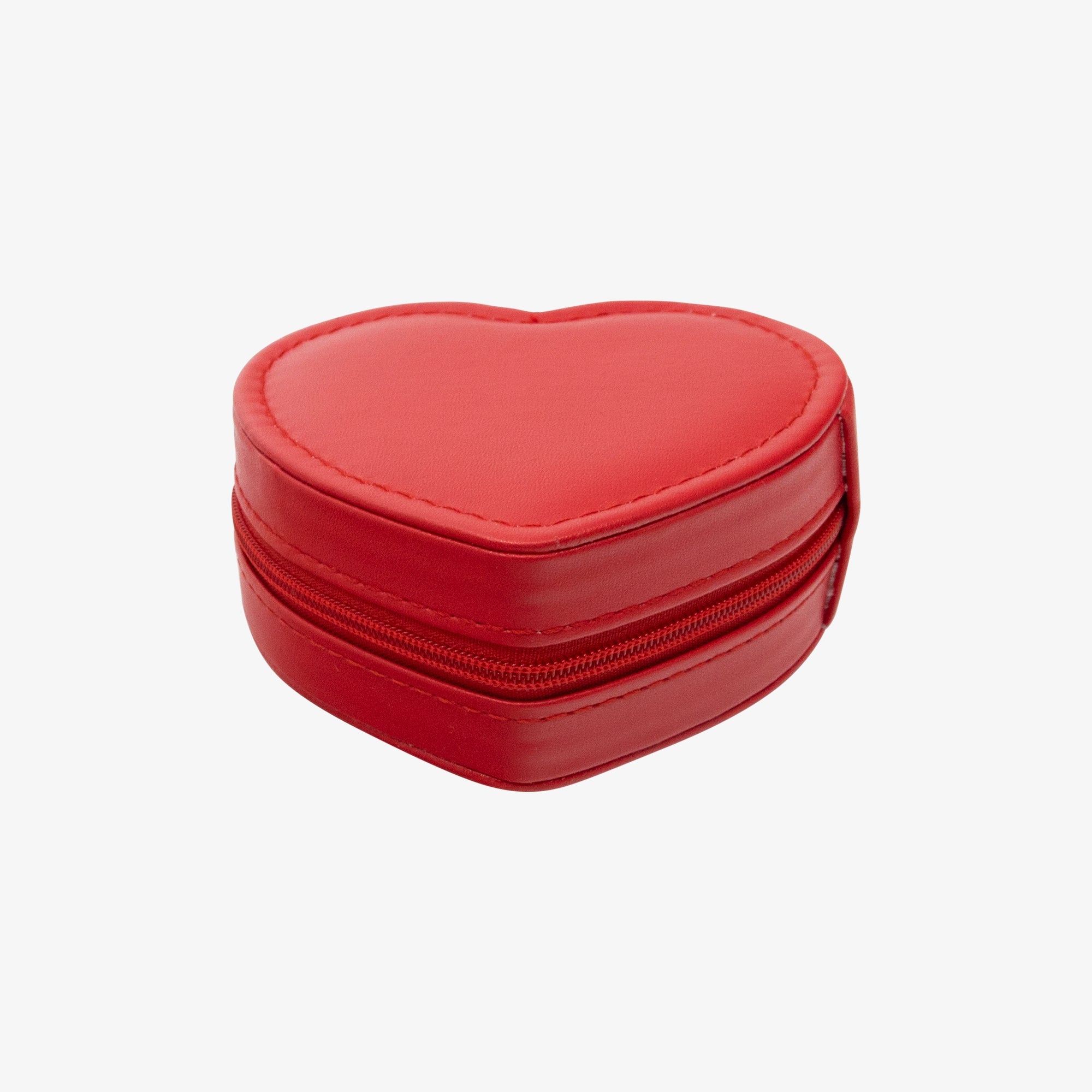 Heart-Shaped Travel Jewelry Case